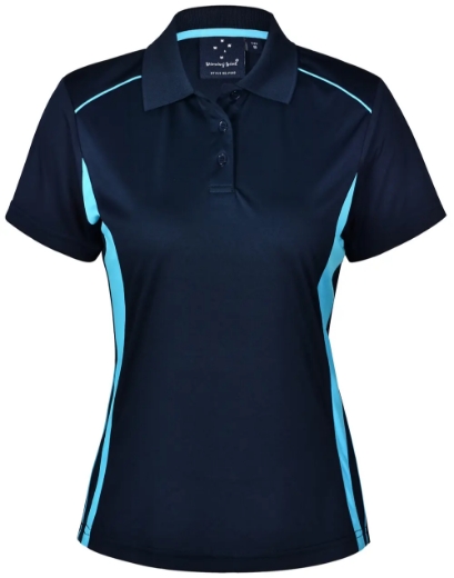 Picture of Winning Spirit, Ladies Cooldry S/S Contrast Interlock Polo